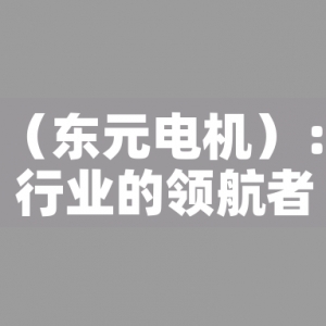 TECO（東元電機）：電機行業(yè)的領航者