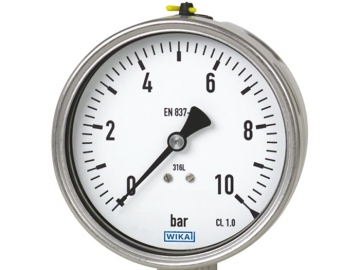 232.50, 233.50波登管壓力表，不銹鋼材質(zhì)