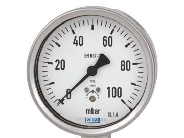 632.50, 633.50膜盒式壓力表，不銹鋼材質(zhì)