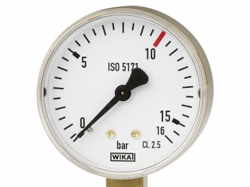 111.11, 111.31波登管壓力表，銅合金材質(zhì)