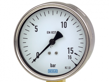 212.20波登管壓力表，銅合金材質(zhì)