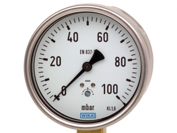 612.20膜盒式壓力表，銅合金材質(zhì)