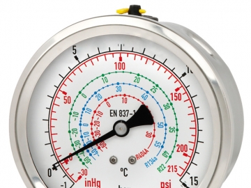 112.28, 132.28波登管壓力表，銅合金或不銹鋼材質(zhì)