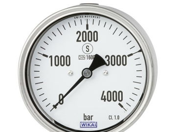 PG23HP-P波登管壓力表，不銹鋼材質(zhì)