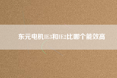 東元電機(jī)IE3和IE2比哪個能效高 東元電機(jī)IE3和IE2比哪個能效高
