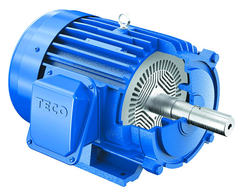 東元IE5同步磁阻馬達。圖/東元提供